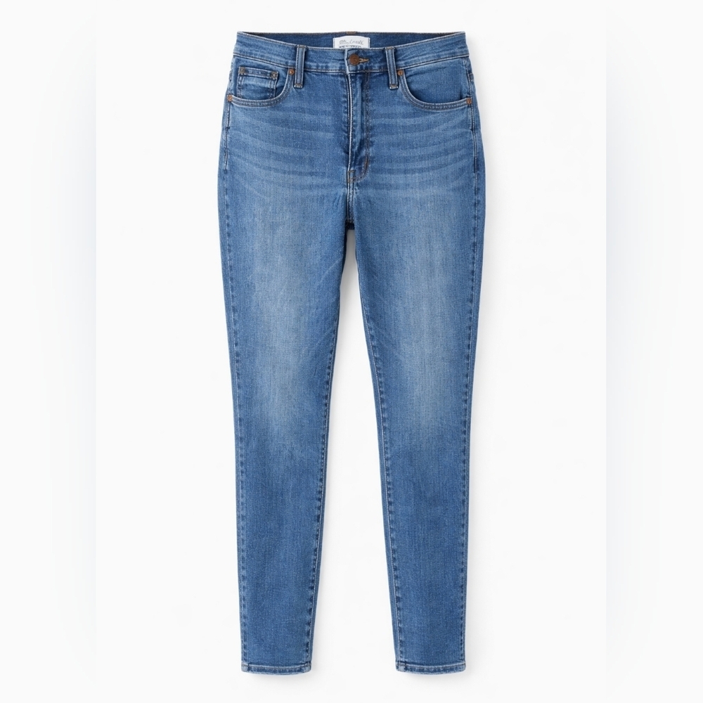 Madewell High Rise Skinny Jeans Womens Size 30 Blue Medium Wash Stretch Denim.